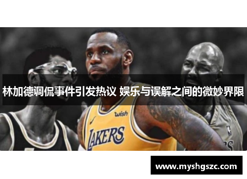 林加德调侃事件引发热议 娱乐与误解之间的微妙界限